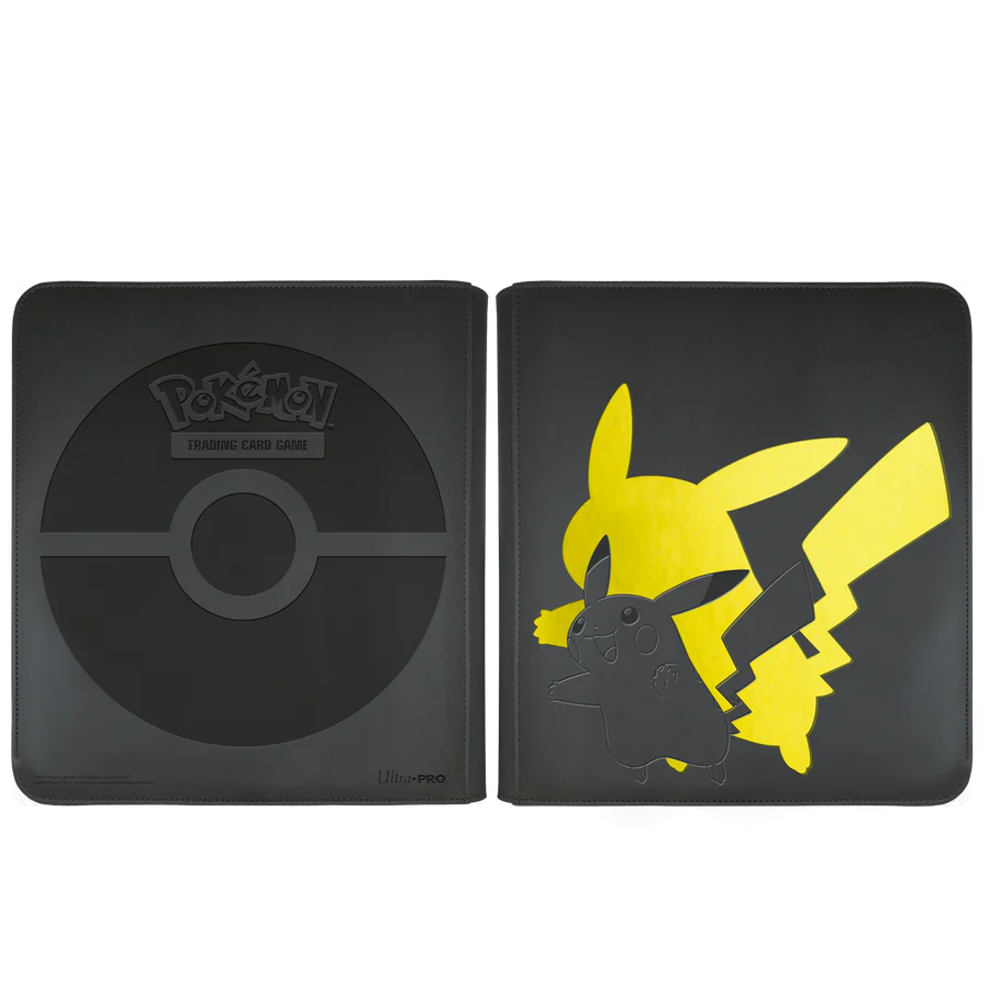 Ultra Pro Elite Series Pokemon Pikachu Fermuarlı Pro Binder 12 Cepli 480 Kart Kapasiteli