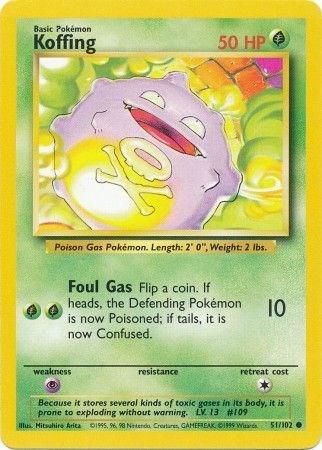 Koffing - Base Set 51/102