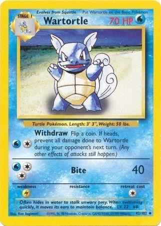 Wartortle - Base Set 42/102