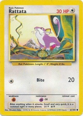 Rattata - Base Set 61/102