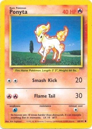 Ponyta - Base Set 60/102