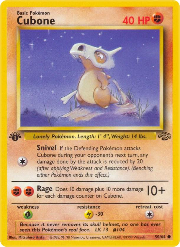 Cubone [1st Edition] - Pokémon Jungle 50/64
