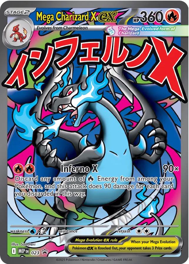 Mega Charizard X EX - 023 Pokemon Promo