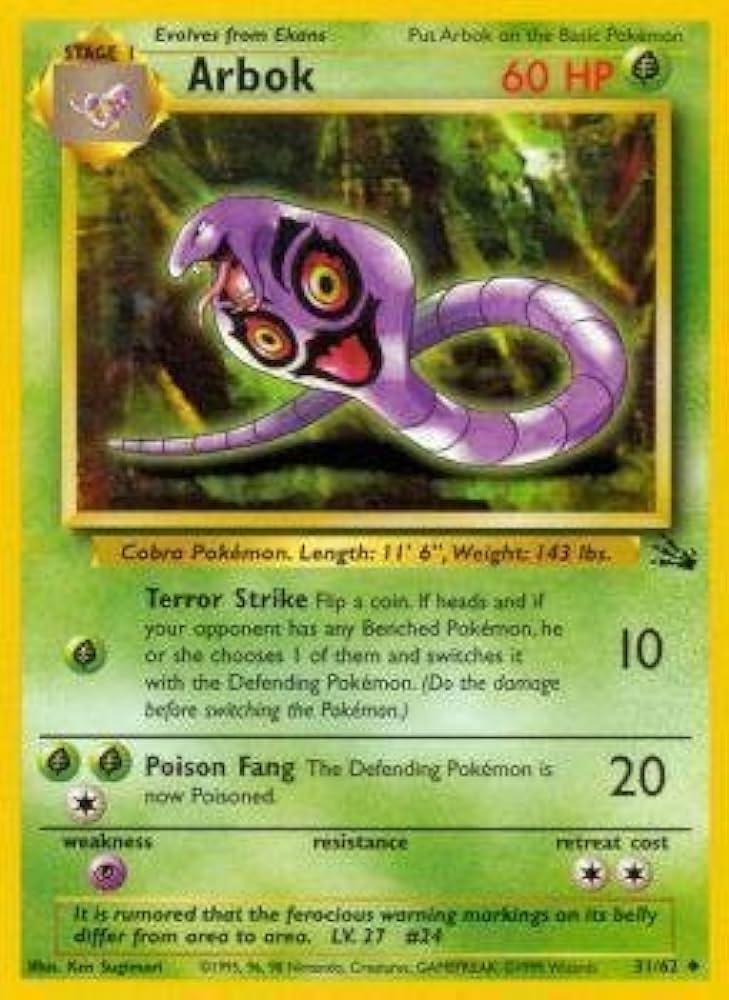 Arbok - Fossil 31/62