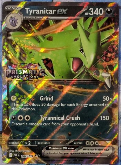 Tyranitar ex – Stamped Promo Prismatic Evolutions 064/131