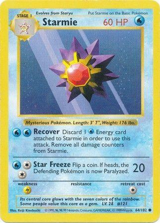 Starmie - Base Set 64/102