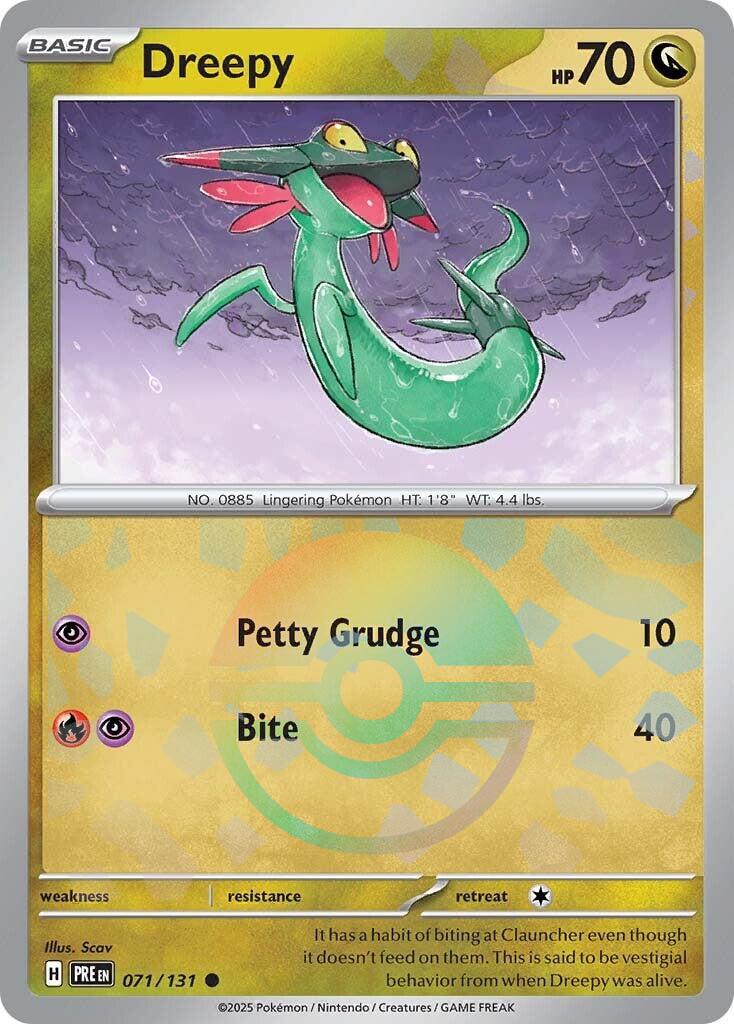 Dreepy – Prismatic Evolutions Poke ball 071/131