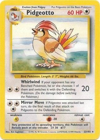 Pidgeotto - Base Set 22/102