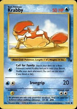 Krabby - Fossil 51/62