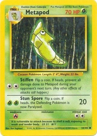 Metapod - Base Set 54/102