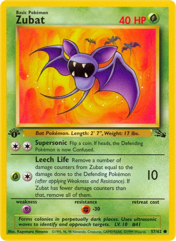 Zubat - Fossil 57/62