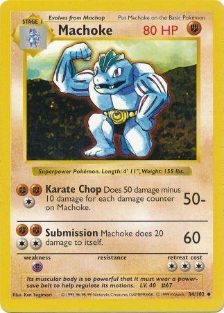 Machoke - Base Set 34/102