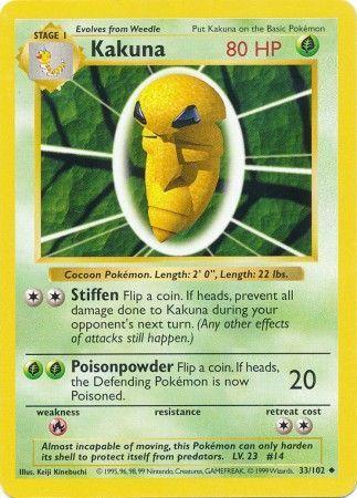 Kakuna - Base Set 33/102