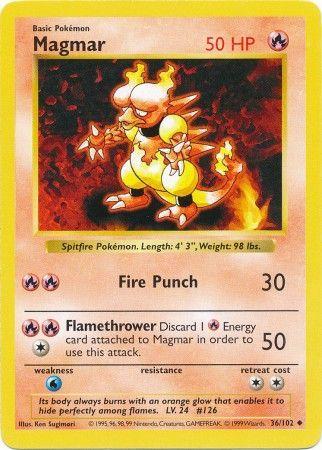 Magmar - Base Set 36/102