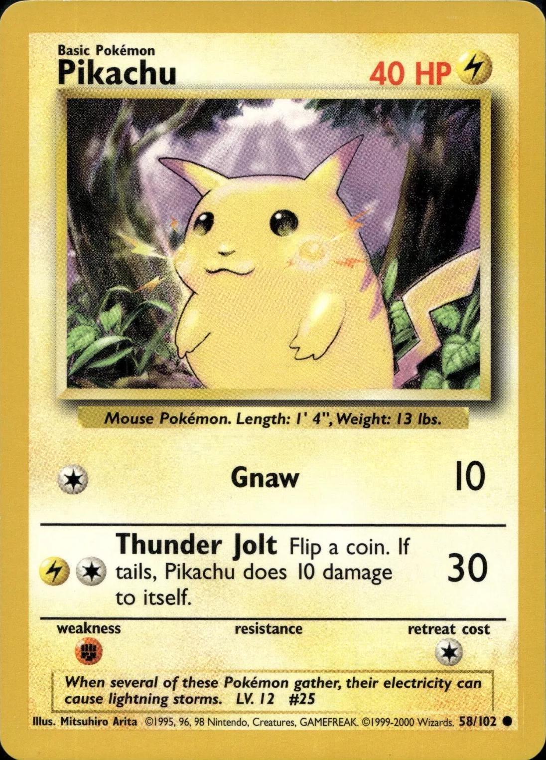 Pikachu - Base Set 58/102