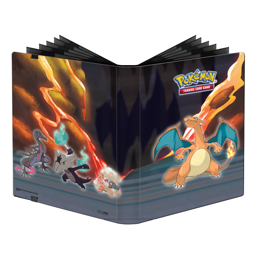Ultra Pro Pokemon Scorching Summit Pro Binder 9 Cepli 360 Kart Kapasiteli