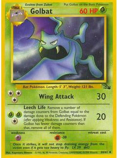 Golbat - Fossil 34/62