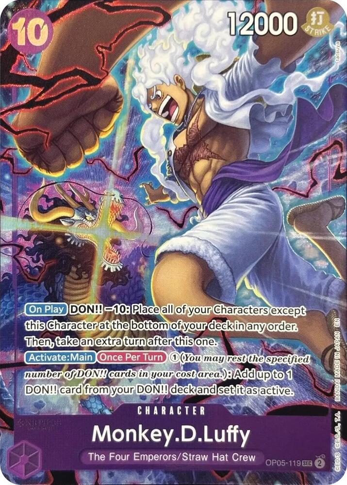Monkey D. Luffy OP05-119 [2nd Anniversary] Promo - One Piece TCG