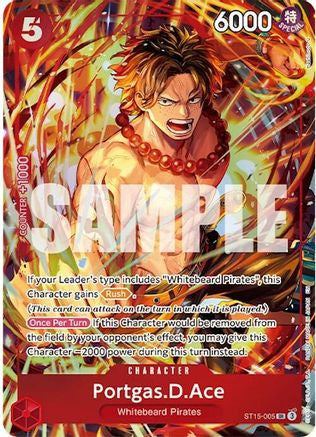 Portgas D.Ace - Illustration Box Vol5 Promo - ST15-005