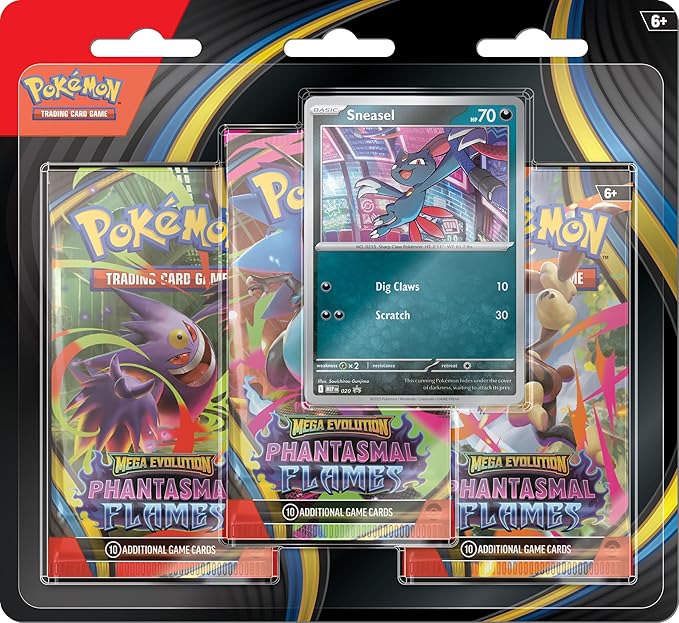 Phantasmal Flames Sneasel 3-Booster Blister Pack