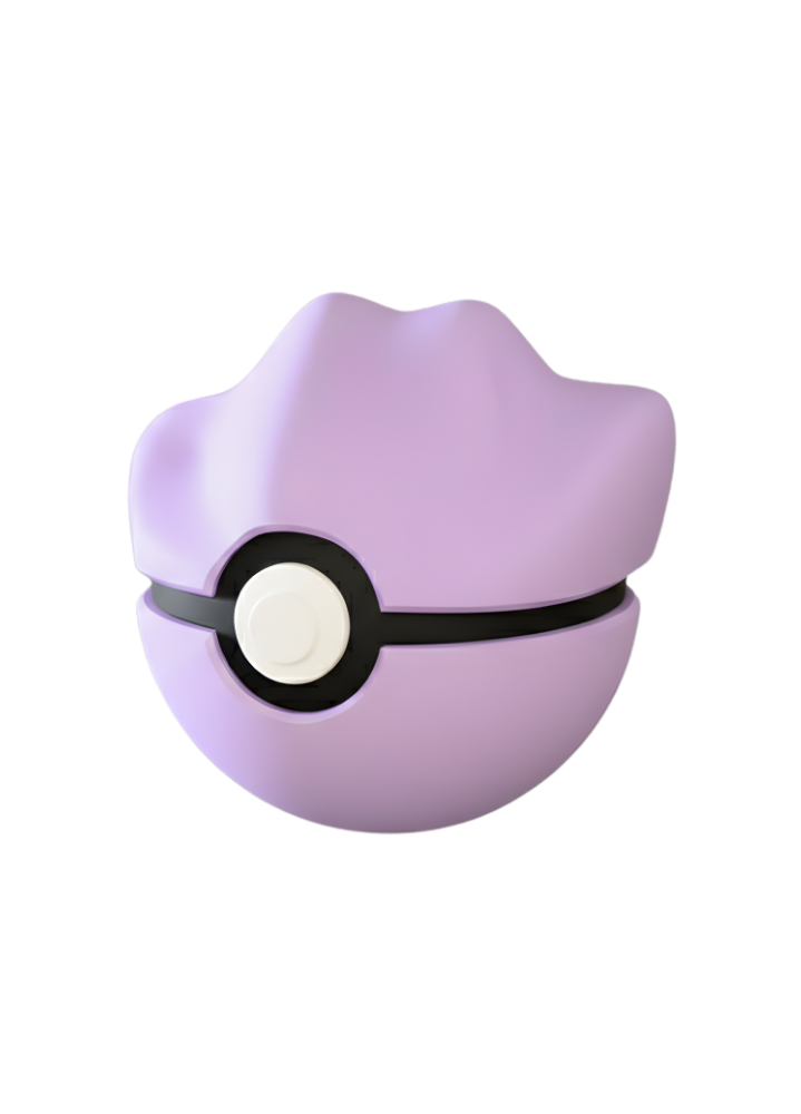 Ditto Pokeball 3D Figür