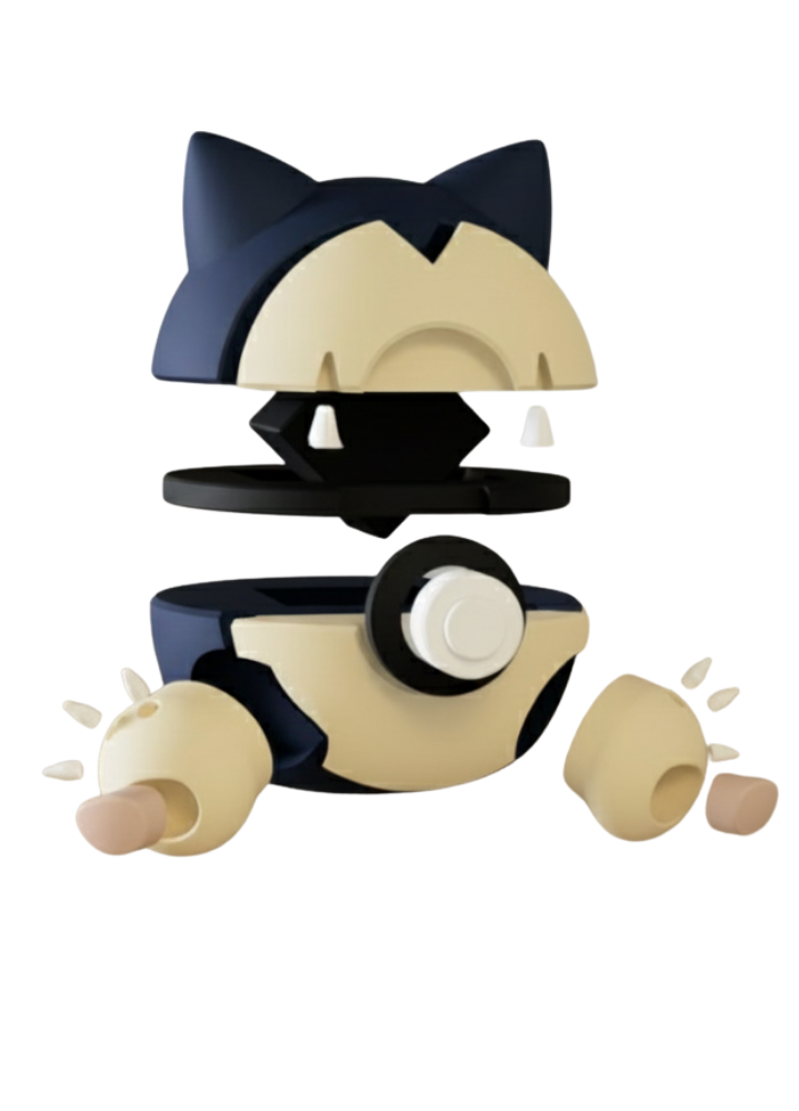 Snorlax 3D Figür