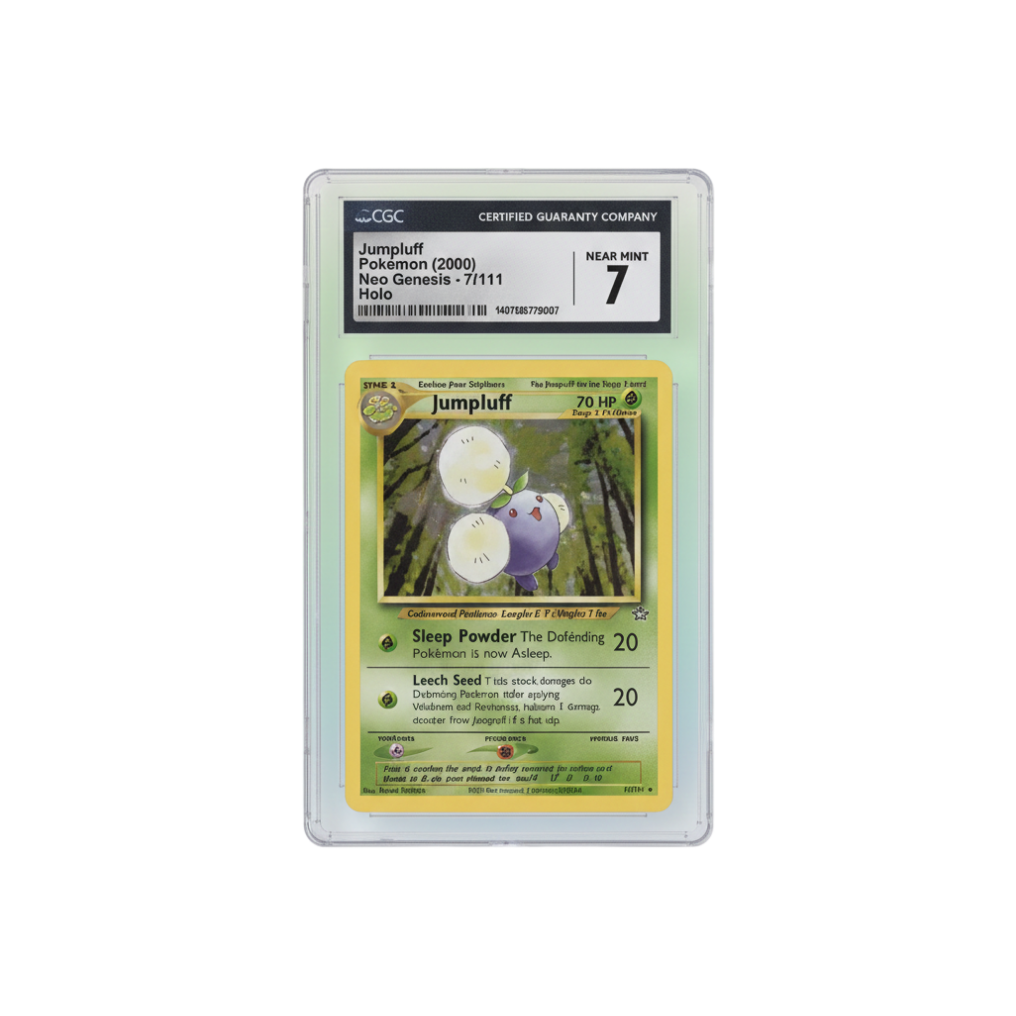 CGC 7 - Jumpluff Pokémon 2000 - Neo Genesis 7/111