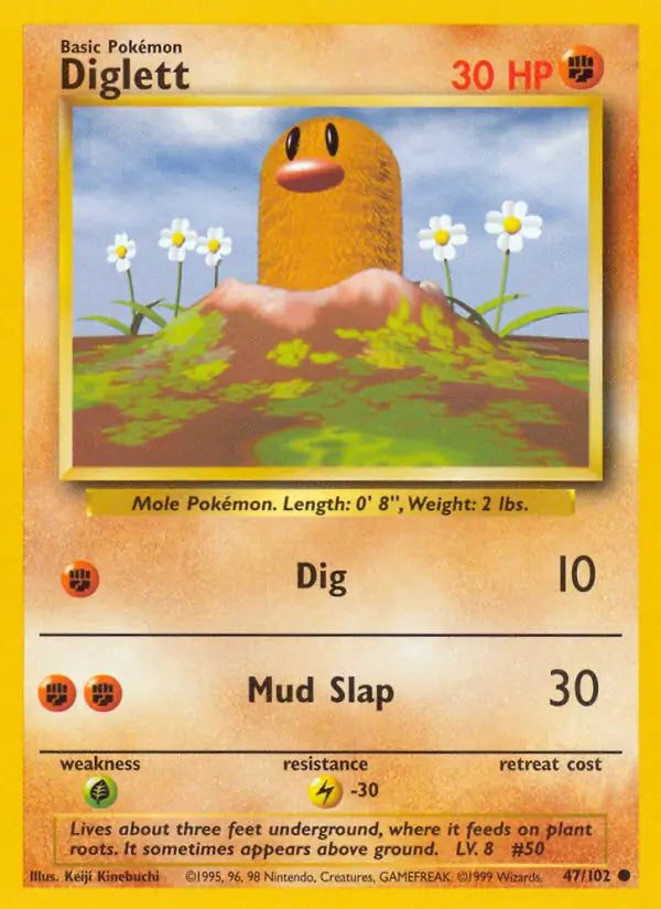 Diglett - Base Set 47/102
