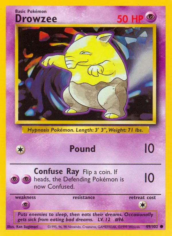 Drowzee - Base Set 49/102
