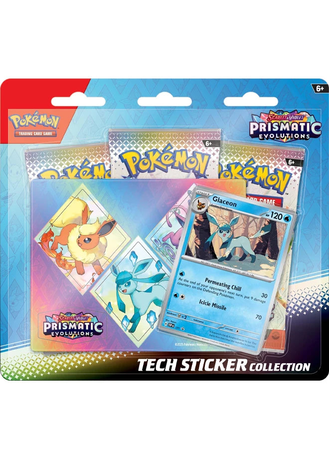 Prismatic Evolutions Tech Sticker Collection (Glaceon)
