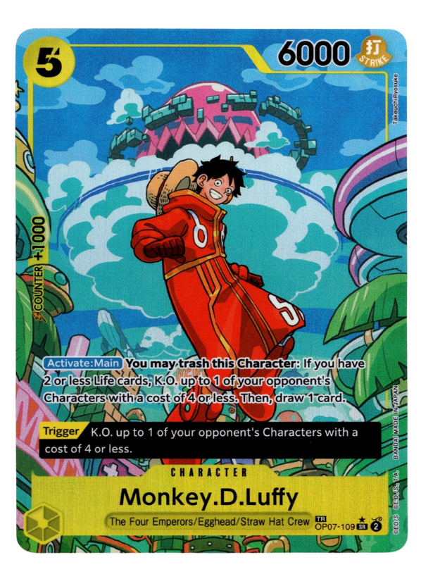 Monkey D Luffy OP07-109 Treasure Rare