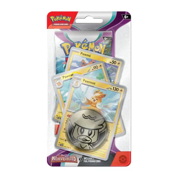 Paldea Evolved Premium Checklane Blister - Pawmot