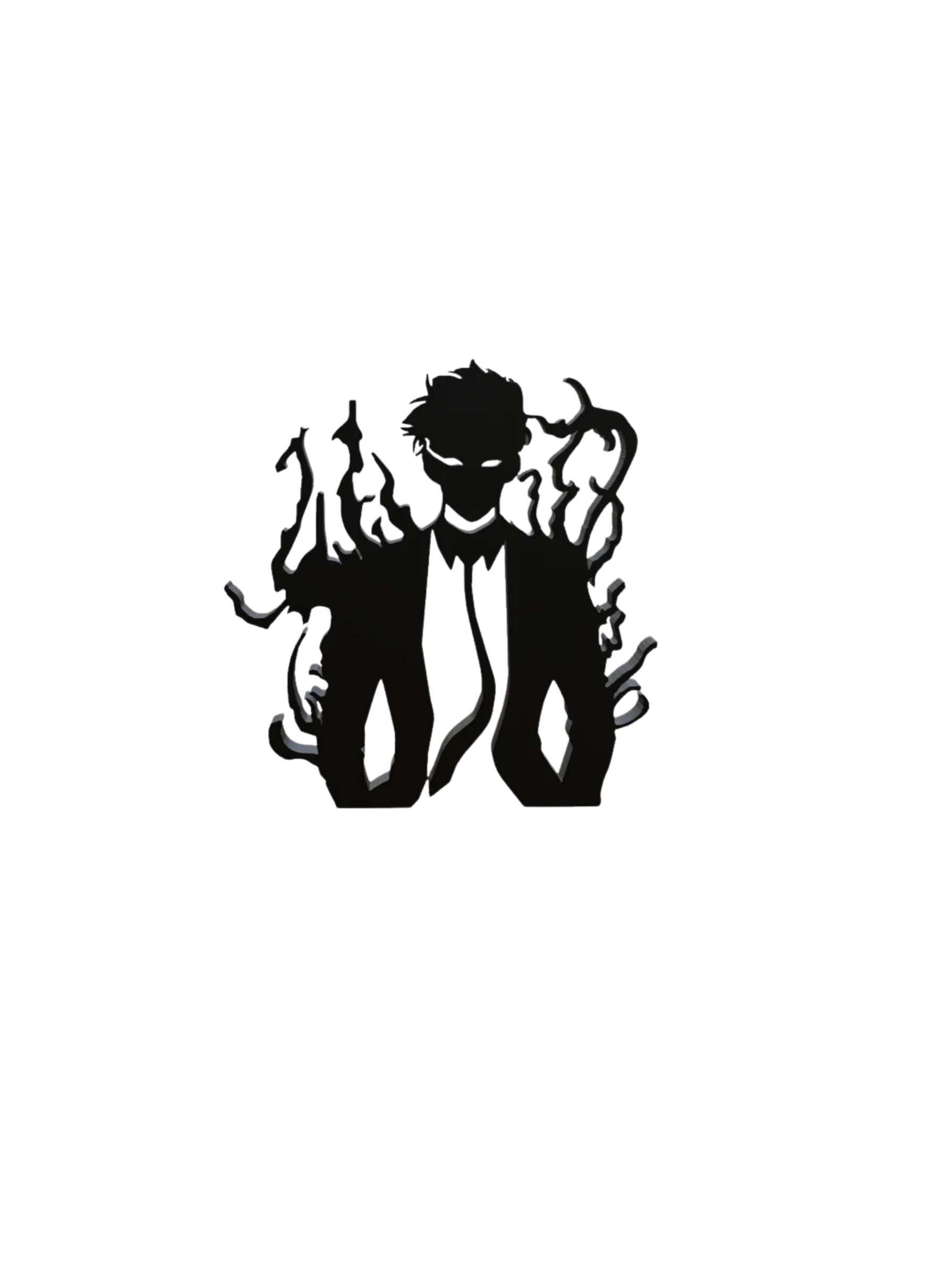 Solo Leveling Stand & Wall Art Black - 3D