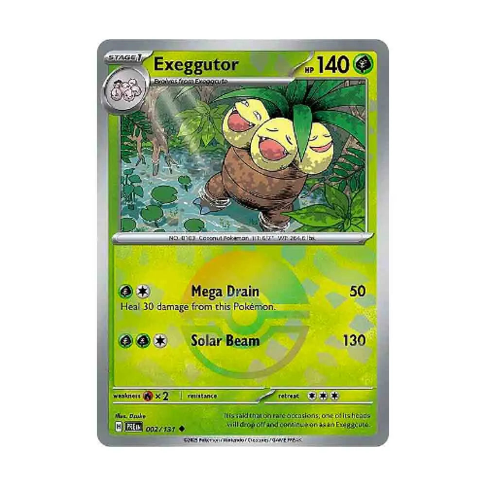 Exeggutor – Prismatic Evolutions Poke ball 002/131